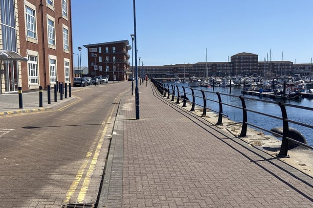 Harbour Walk will be closed for the duration of the event. Picture by FRANK REID