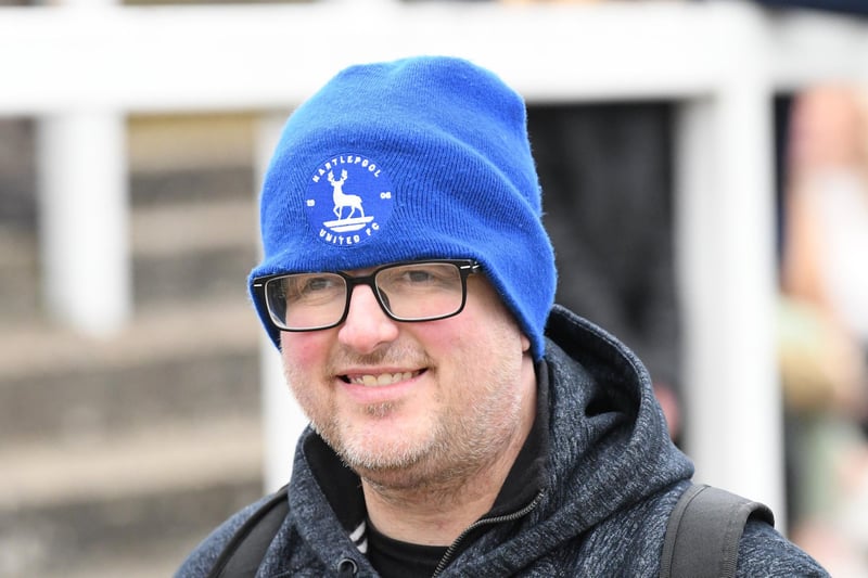 Another Hartlepool fan enjoying the Bromley match. Picture by FRANK REID