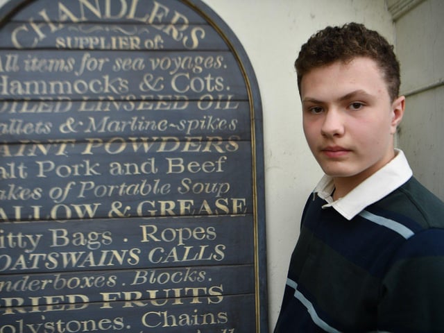 Ryan Fairhurst learns about the history of Hartlepool.