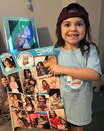 Brain Tumour Support's Young Champion Lyla O'Donovan.