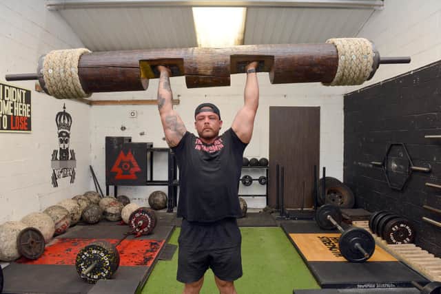 Danny Dawson-Weatherill won Britain's Strongest Man under 120kg title.