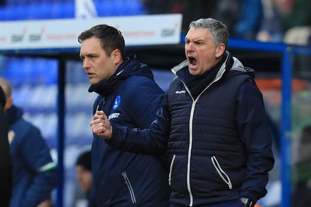 John Askey was pleased with Hartlepool United's performance against Tranmere Rovers but admits it was two points dropped. (Photo: Chris Donnelly | MI News)