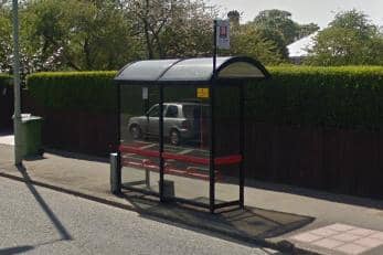 A bus shelter c/o Google Streetview