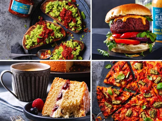 Vegan products hitting M&S stores for Veganuary 2023.