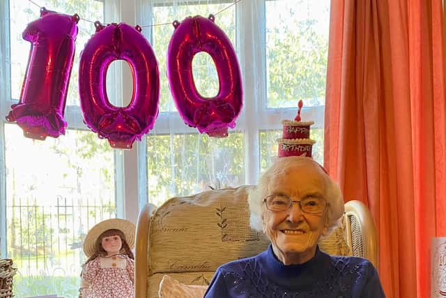 A big day for Florence as she enjoys her 100th birthday.