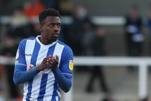 Timi Odusina has been named Hartlepool United's young player of the season. (Credit: Mark Fletcher | MI News)