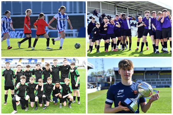 Just some of Frank Reid's photos from the Hartlepool schools' cup finals held at the Suit Direct Stadium.