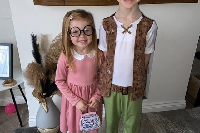 Reuben and Dolcie Watts as BFG and Sophie.