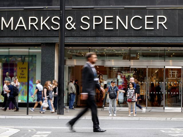 950 jobs are under threat at high street chain Marks & Spencer. Photo: Getty Images.