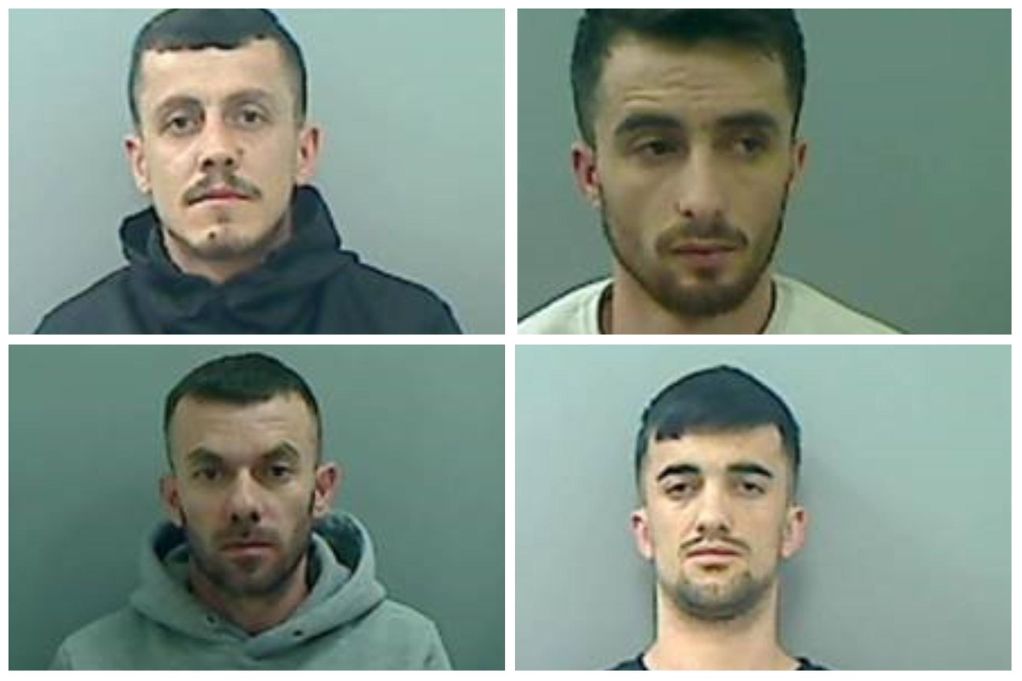 Judge fires warning to drug gangs as four are jailed for running ...