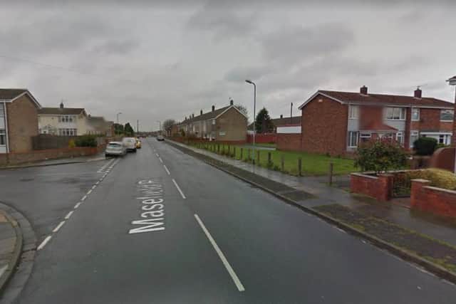 Masefield Road in Hartlepool near to the junction of Gulliver Road where a 12-year-old boy was robbed