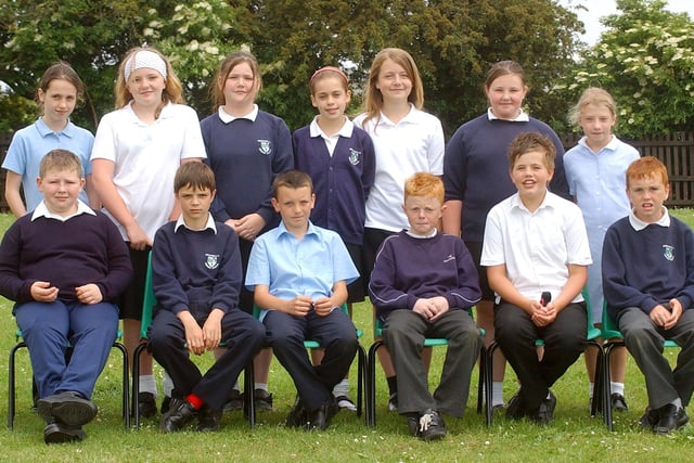Who do you recognise among these leavers at Greatham Primary?