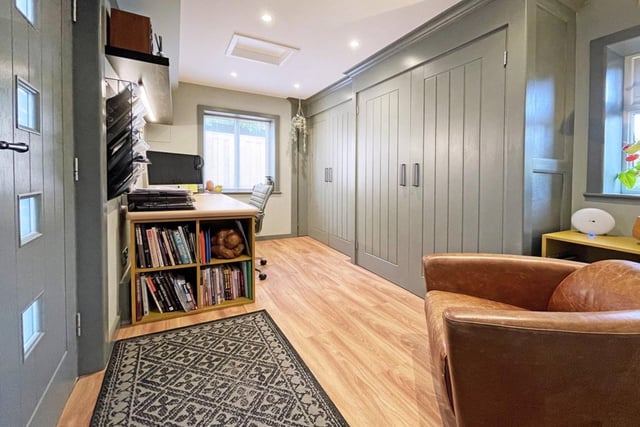 This home has both a study and an office, perfect for those who work from home.