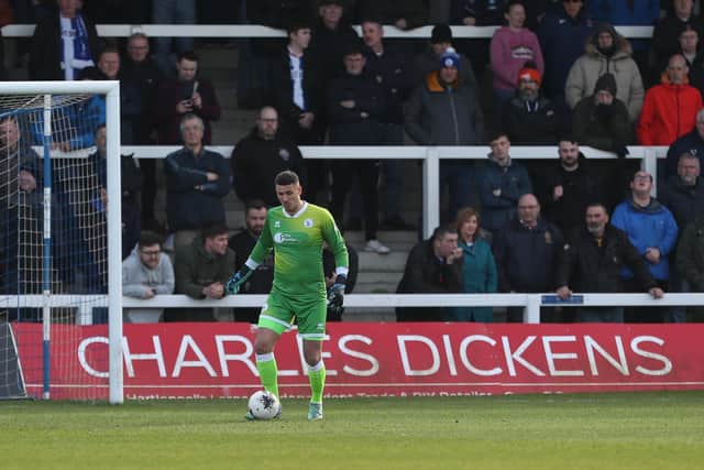 Pete Jameson is hoping to build on last Saturday's clean sheet and earn a new deal at the club ahead of next season