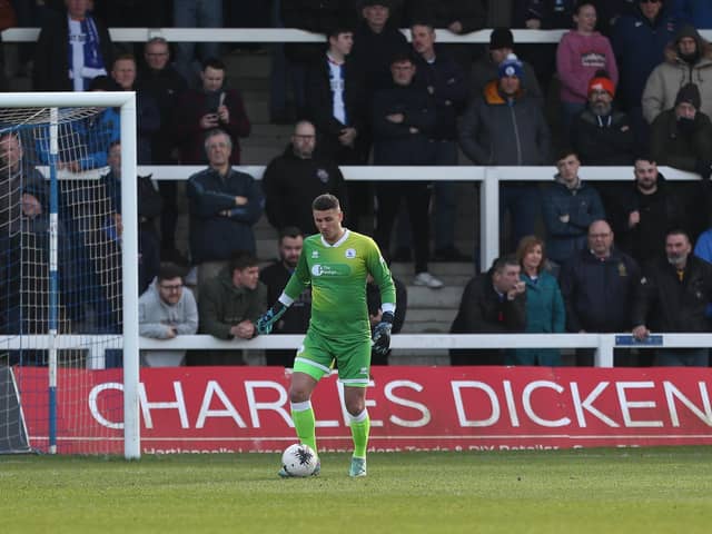 Pete Jameson is hoping to build on last Saturday's clean sheet and earn a new deal at the club ahead of next season