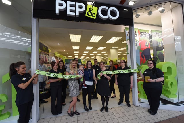 Cutting the ribbon to open the new Pep & Co shop in Middleton Grange Shopping Centre in 2015 was Chloe Vickers, from Owton Manor.