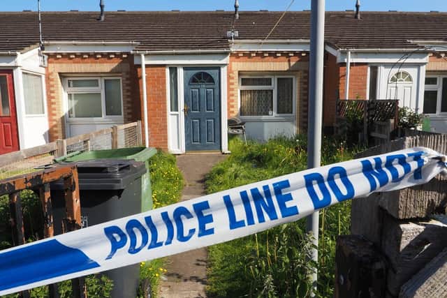 A house cordoned off in Spurn Walk, Hartlepool. Picture by FRANK REID