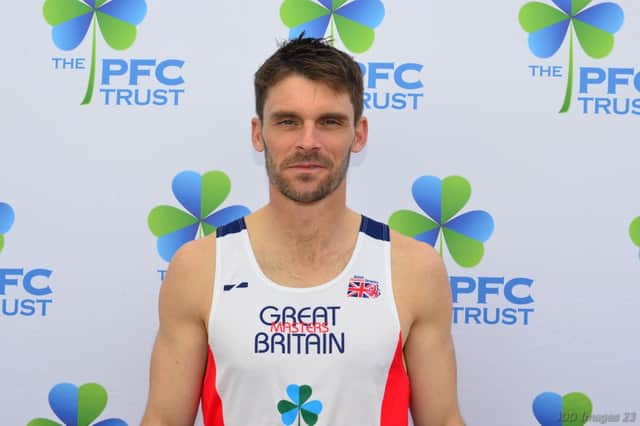 Keith Hutchinson will be competing at the World Masters Athletics Indoor Championships in Poland. Picture The PFC Trust