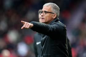 Keith Curle says Hartlepool United's win over Doncaster Rovers was one the changing room needed. (Credit: Mark Fletcher | MI News )