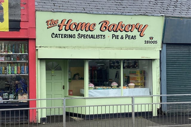 The Home Bakery serves fresh products to all of its customers and has a 5 star rating with 9 reviews by customers who have described it as "great value for money" with "lush pie and peas."