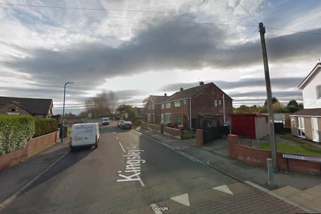 James Flounders crashed into a property's wall in Kingsley Avenue. Picture: Google.