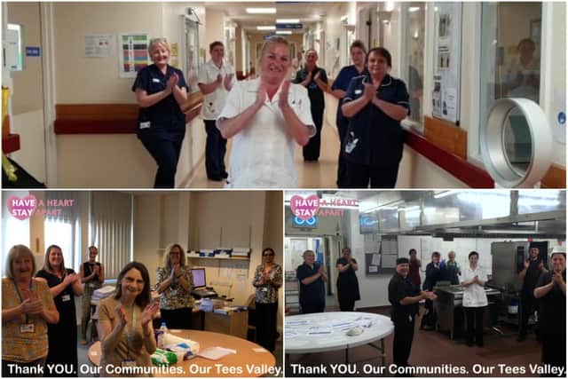 Staff from North Tees and Hartlepool NHS Foundation Trust have recorded their own Clap for the Country video.