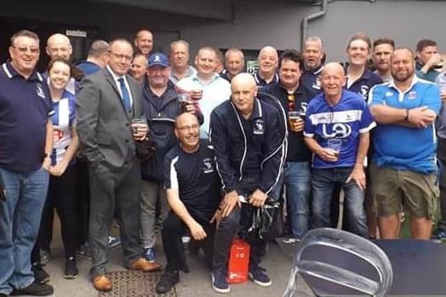South East Poolies pictured with Pools CEO Mark Maguire.