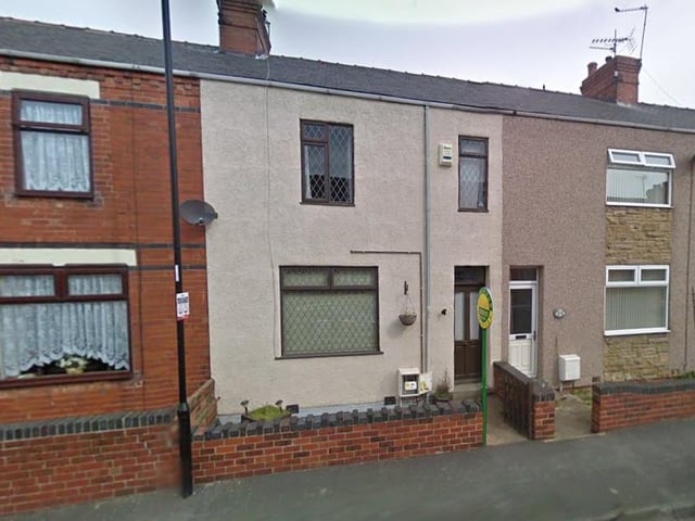 This three bedroom terrace sold for £33,000 in July 2020.