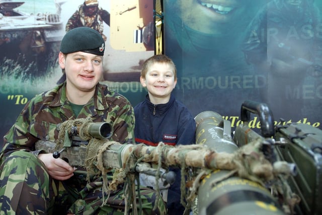 Middleton Grange held an Army recruitment day in 2005.