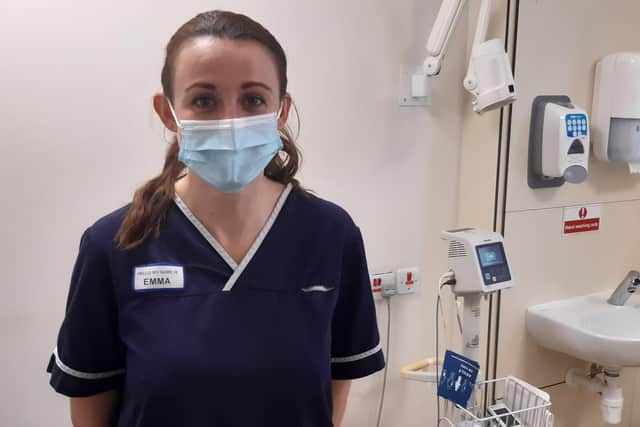 Urgent care nurse practitioner Emma Francis./Photo: North Tees and Hartlepool NHS Foundation Trust