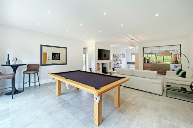 This large and open-plan space has plenty of room for all kinds of activities and is a great entertaining space.