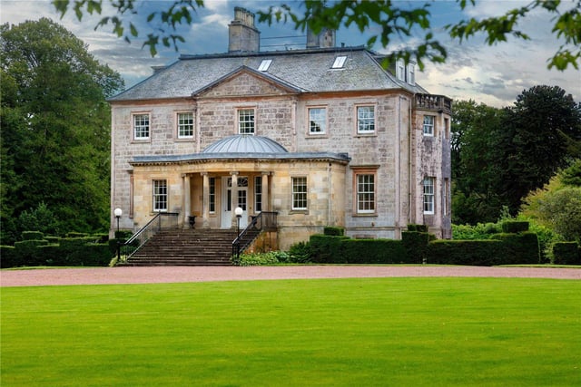 Substantial 18th century classical Georgian country house in the Ayrshire countryside. Offers over £2,500,000.