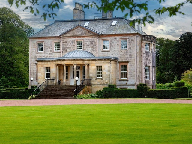 Substantial 18th century classical Georgian country house in the Ayrshire countryside. Offers over £2,500,000.