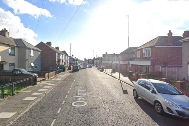 The burglary took place in Oxford Road, Hartlepool. (Photo: Google).