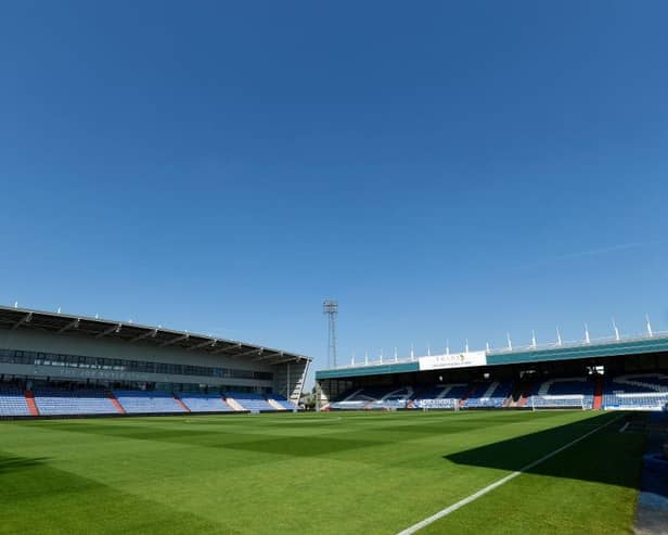 Hartlepool United's trip to Boundary Park to face Oldham Athletic has been given a new date. (Photo by Richard Martin-Roberts/Getty Images)