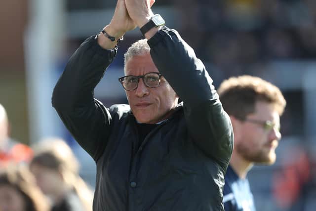 Keith Curle's first game in charge of Hartlepool United came against Gillingham. (Credit: Mark Fletcher | MI News)