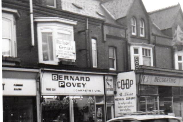 Bernard Povey Carpets in York Road, Hartlepool.