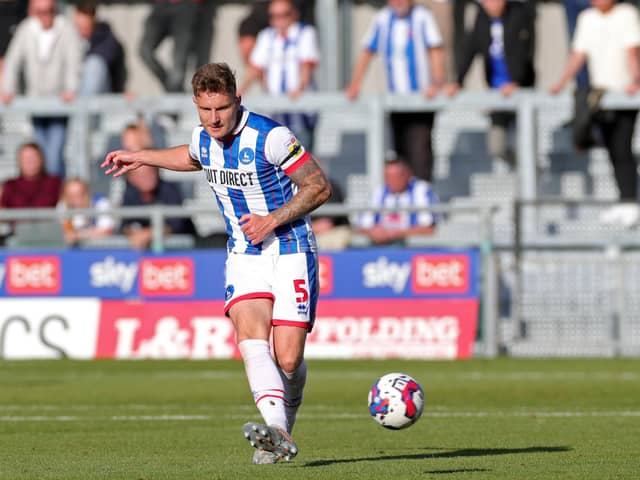 Euan Murray is doubtful for Hartlepool United's League Two fixture with Swindon Town. (Credit: Jon Bromley | MI News)