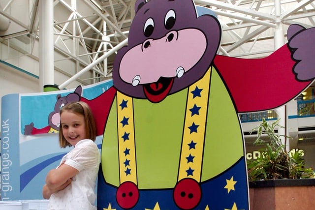 Sophie Hammond won a competition to design a new mascot for the shopping centre in 2008.