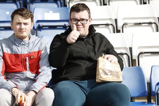 Another Pools supporter enjoying the match against Southend. Mark Fletcher | MI News