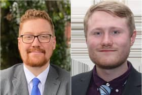 From left, Burn Valley candidates Jonathan Brash and James Brewer.