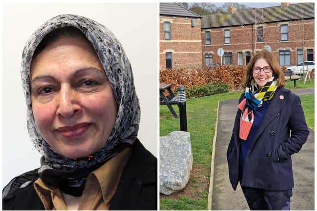 From left, Doctor Misra Bano-Mahroo and Karen Oliver. No picture provided for Thomas Bird.