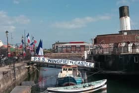 Hartlepool's Wingfield Castle paddle steamer.