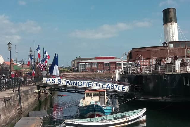 Hartlepool's Wingfield Castle paddle steamer.