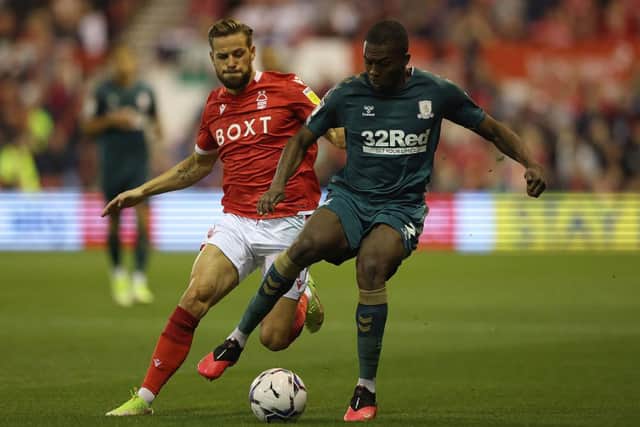 Middlesbrough fullback Anfernee Dijksteel is facing a spell on the sidelines. (Photo by Matthew Lewis/Getty Images).