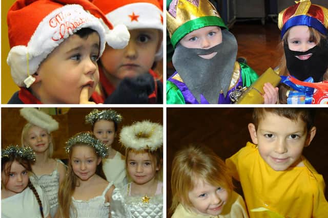 Wonderful reminders of the Rift House Nativity. How many faces do you recognise?