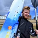 Anthony Hanley, 30, set to kayak from Whitby to Hartlepool to raise funds for homeless veterans.