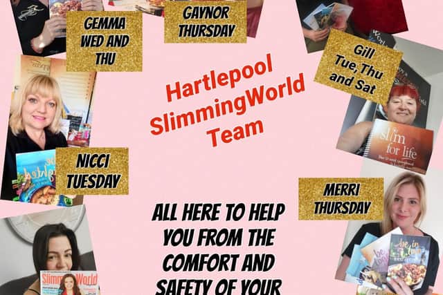 Hartlepool's Slimming World consultants are meeting with members online during the lockdown.