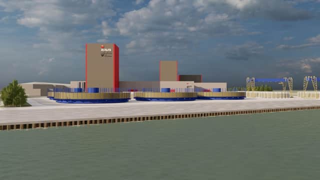 A CGI of the planned JDR Cables factory at Cambois.