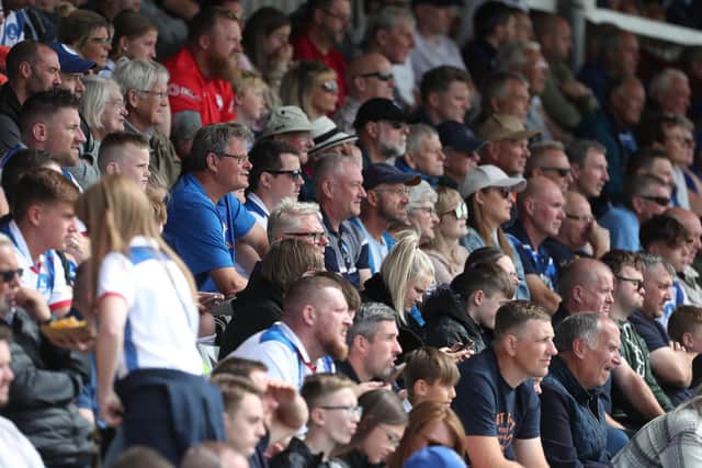 Hartlepool United supporters have been reacting to the news of Paul Hartley's sacking. (Credit: Mark Fletcher | MI News)